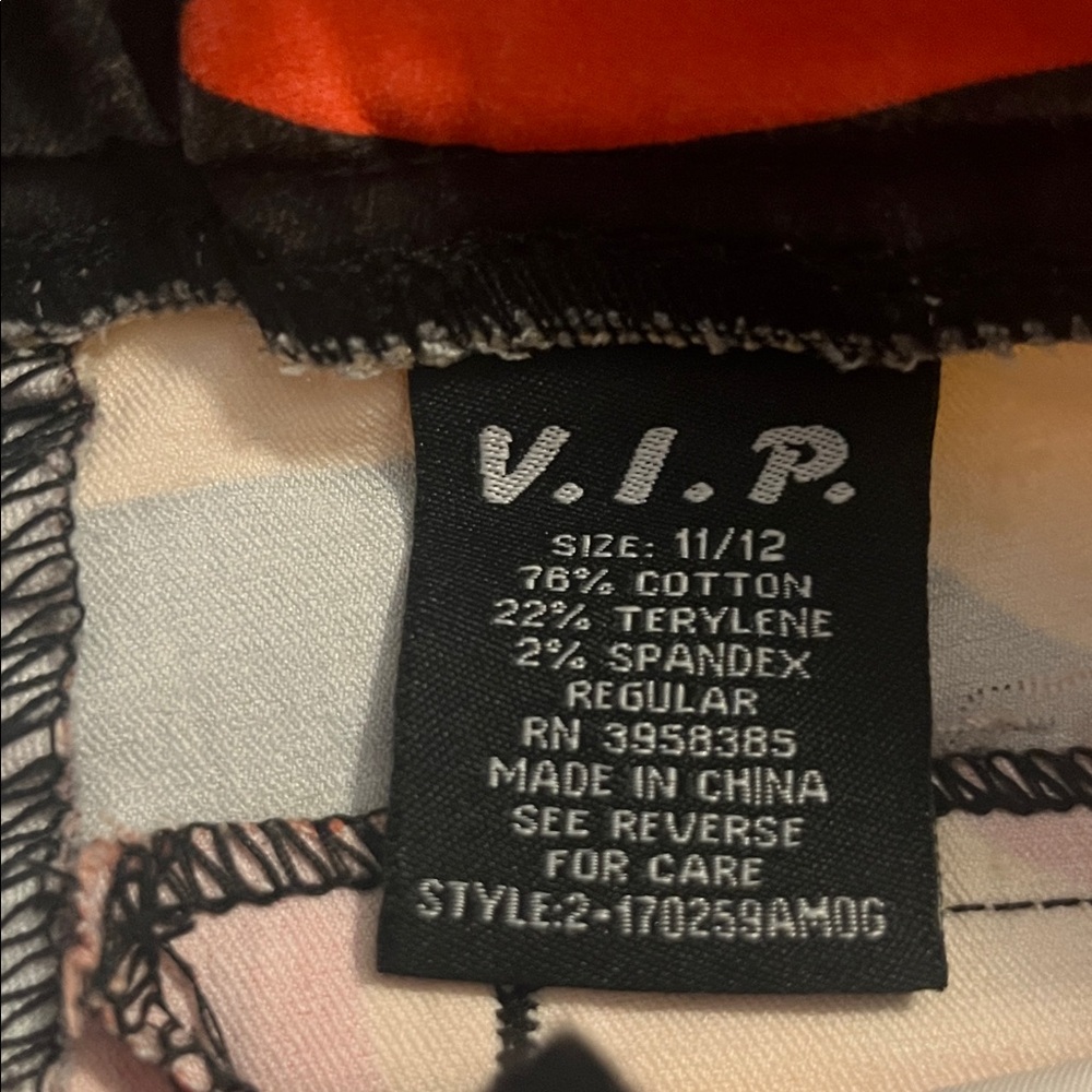 VIP Red, Yellow & Brown Camo Track Joggers - Picture 2 of 4
